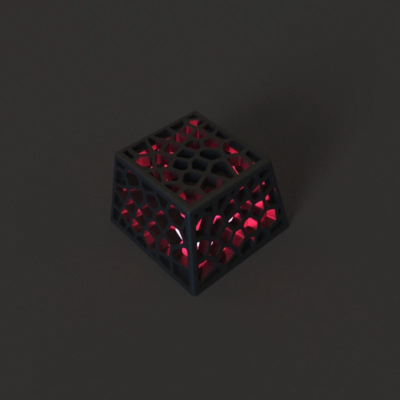 Tapa de tecla de resina transparente, perfil OEM R4, rejilla negra, personalizada para teclado mecánico MX Switch, ESC, regalo para jugadores - imagen 3