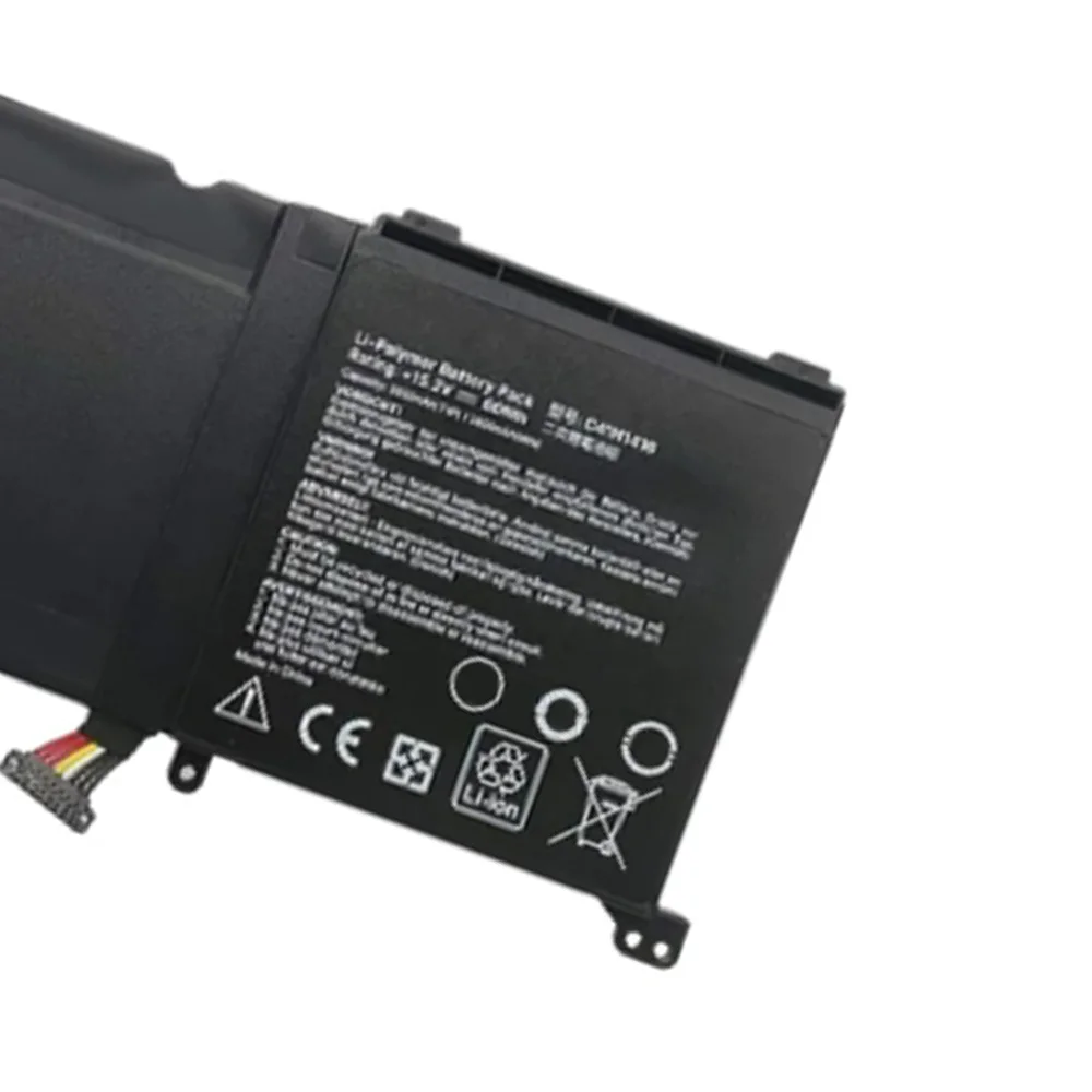 C41N1416 15,2 V 60Wh 4 celdas batería del ordenador portátil para ASUS ZenBook Pro UX501 UX501J UX501JW UX501VW UX501LW N501L G501 G601 G601J G601JW - imagen 4