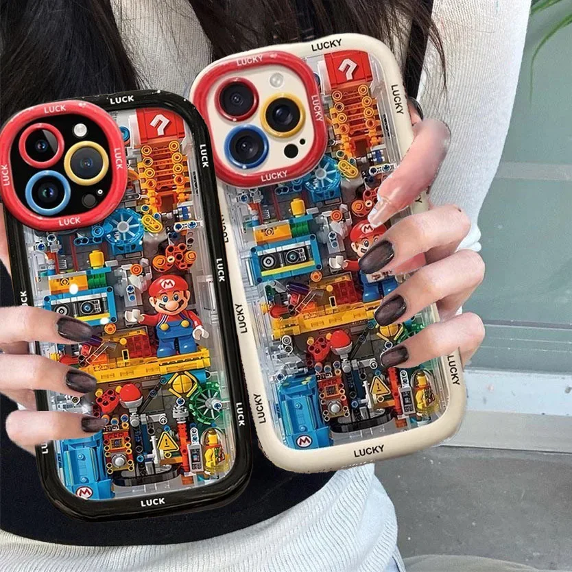 Funda de juego bonita de Mario de dibujos animados para Infinix Hot 50 Pro 30i 9 10 20 30 Play Note 40 30 Smart 9 8 7 6 Plus Spark 10, funda de silicona