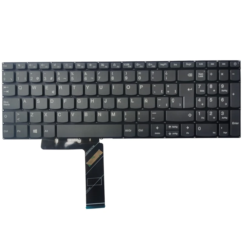 Teclado español para Lenovo IdeaPad 340C-15, S145-15, IWL, IGM, AST, API, IKB, IIL SP, con reposamanos, cubierta superior/Base inferior - imagen 3