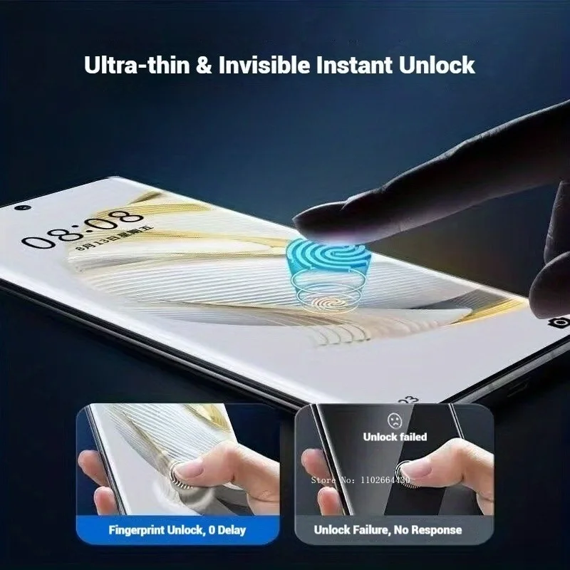 4 Uds Protector de pantalla para Honor Magic 6 Pro 7 8 5 Pro película de hidrogel frontal para Honor Magic 7 6 5 Lite para Honor 8 película suave HD - imagen 5