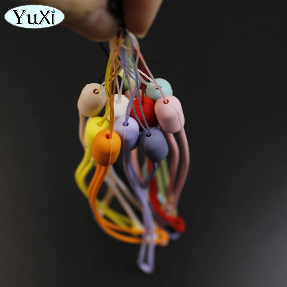 Correas de muñeca de 4 piezas, cordón de mano, dijes de silicona para teléfono móvil, cable USB, cadena, tarjeta de identificación, llavero, cuerda colgante, botellas de agua - imagen 5