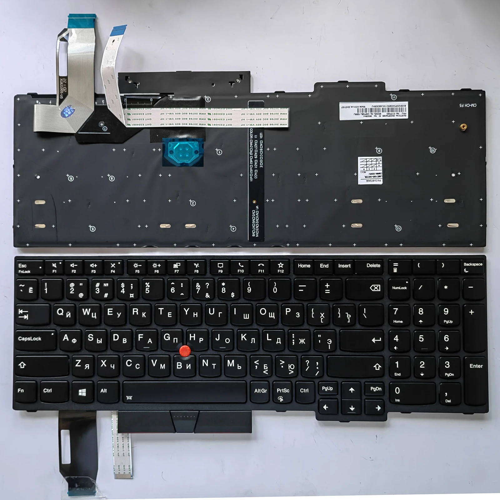 US RU para Lenovo T15 Gen 1 Gen 2 P15s Gen 1 Gen 2 teclado para portátil