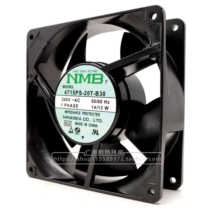 NMB 4715ps-20t-b30 200v 1413W 12038 marco de aluminio Ac ventilador de refrigeración 12cm - imagen 3