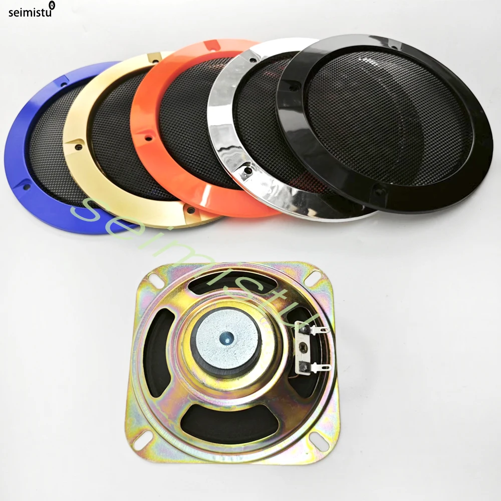 Rejilla de altavoz Arcade de 4 pulgadas y 12cm, cubierta de red cromada, bricolaje, Audio, vídeo, juegos Arcade, gabinete, piezas de Pinball, máquina expendedora - imagen 3