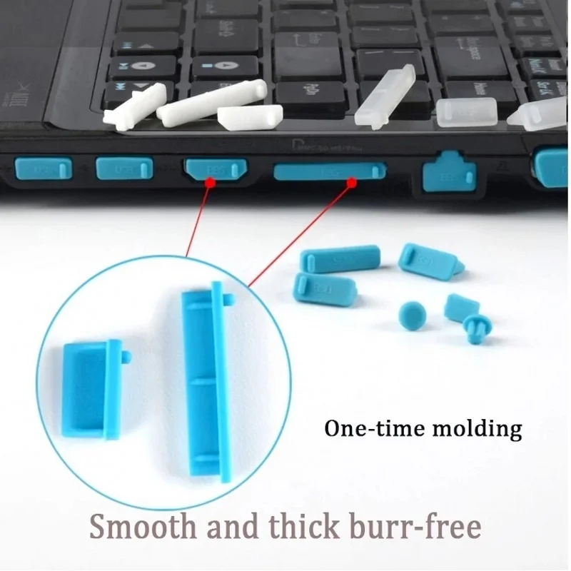 Tapones antipolvo de silicona para puertos USB y RJ45 - imagen 2