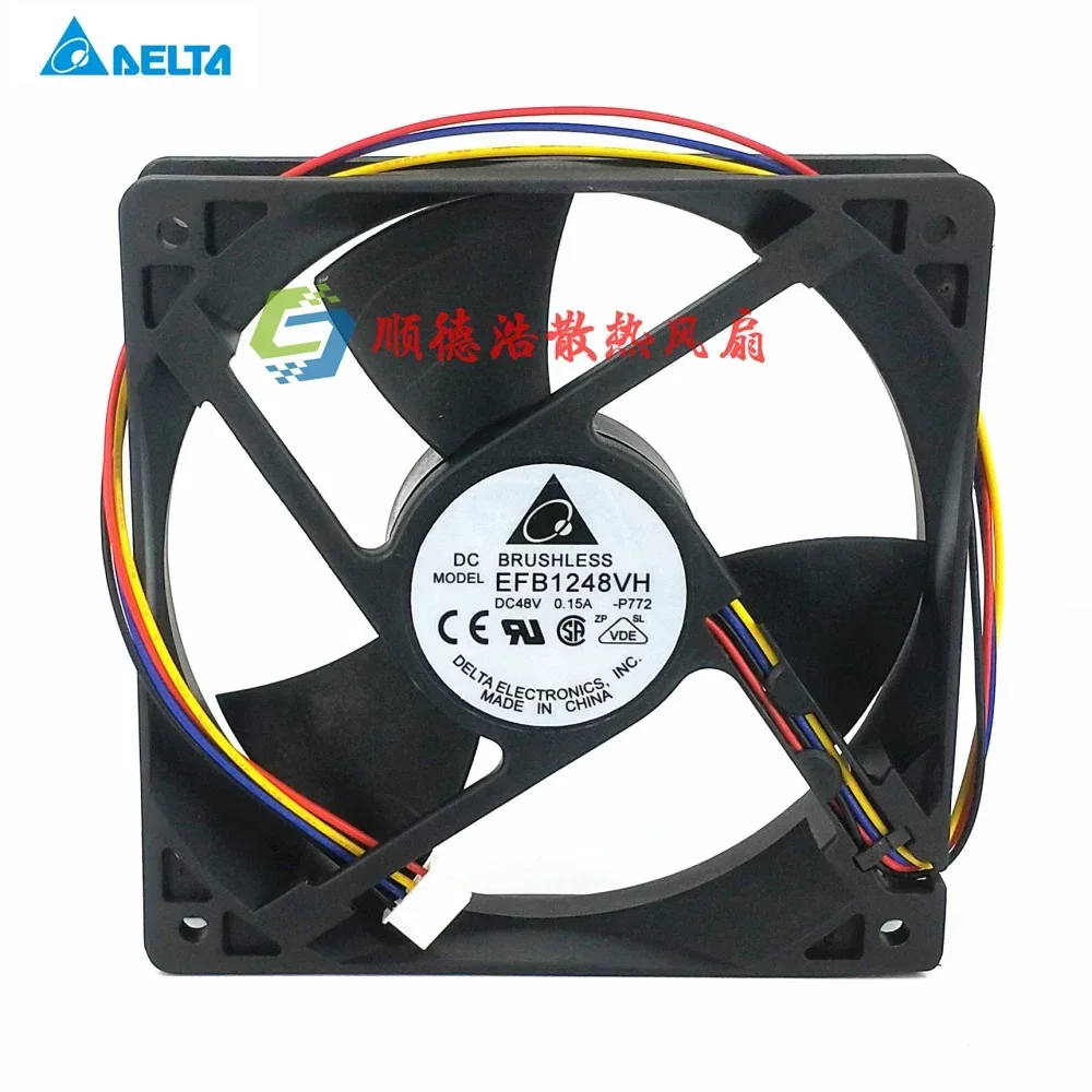 Delta EFB1248VH-R00 12025 48V 0.15A Ventilador con interruptor Huawei S8505