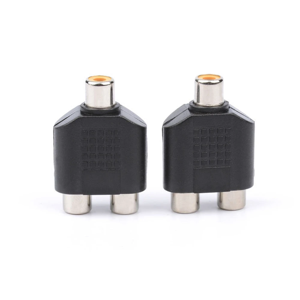 Adaptador Audio RCA Hembra Hembra Divisor Y Enchufes RCA Hembra Doble Conector Adaptador Audio 2RCA 5 Uds - imagen 4