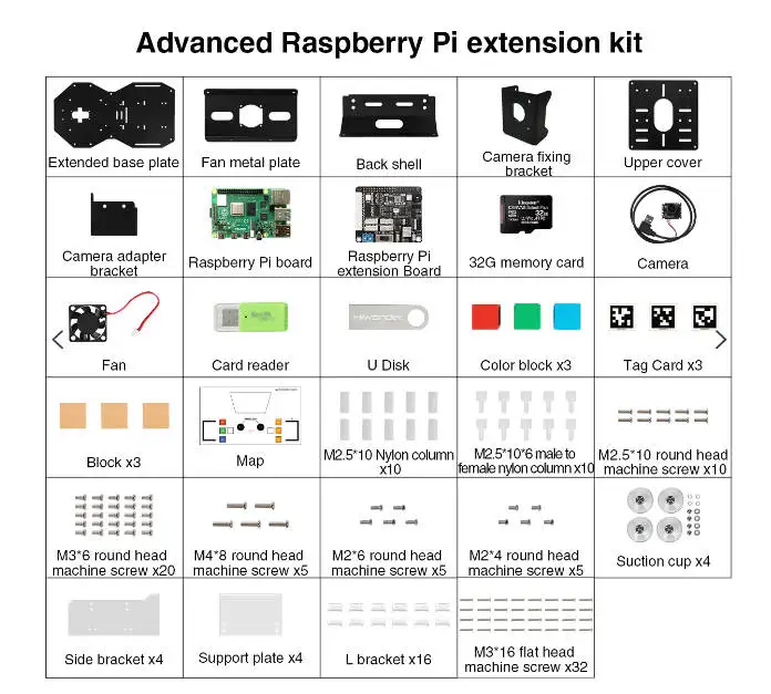 Kit de extensión Raspberry Pi 4B para brazo robótico xArm - imagen 5