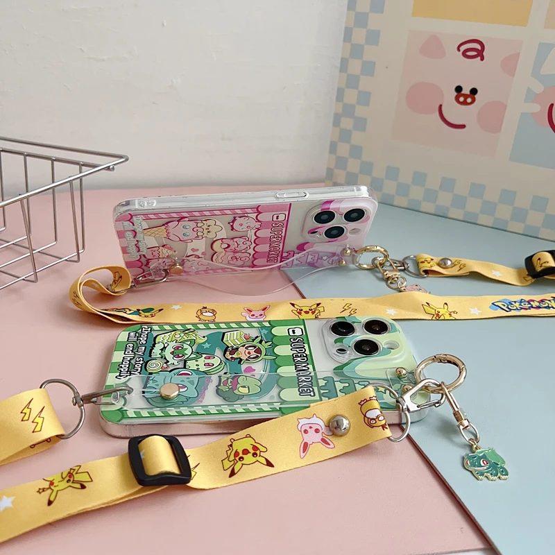 Para Google Pixel 10 9 8 7 4 5 6 7 Pro A XL 4G 5G Pika Poke funda adorno para correa de muñeca - imagen 5