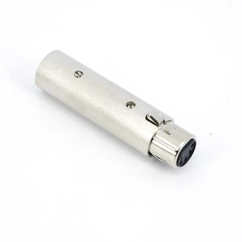 Convertidor de 3 pines XLR a 5 pines para DMX, convertidor con carcasa metálica, adaptador de iluminación de Audio A7, 1 Uds.
