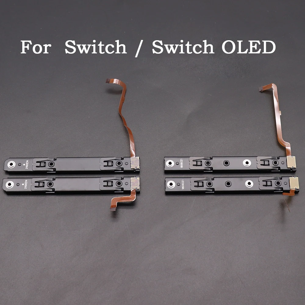 1-5 juegos de pieza de reparación Original, riel deslizante derecho e izquierdo con Cable flexible, pieza de reparación para Nintendo Switch OLED Console NS, pista de reconstrucción