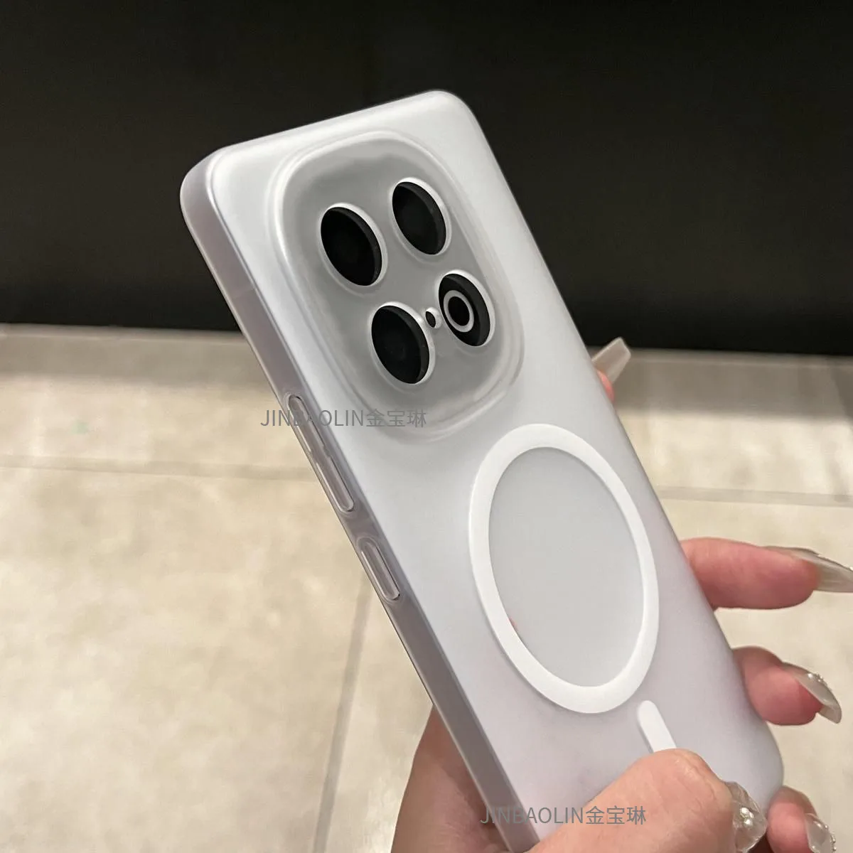 Funda esmerilada mate con carga inalámbrica Magsafe para iQOO neo 10, funda protectora semitransparente Global a prueba de golpes - imagen 3