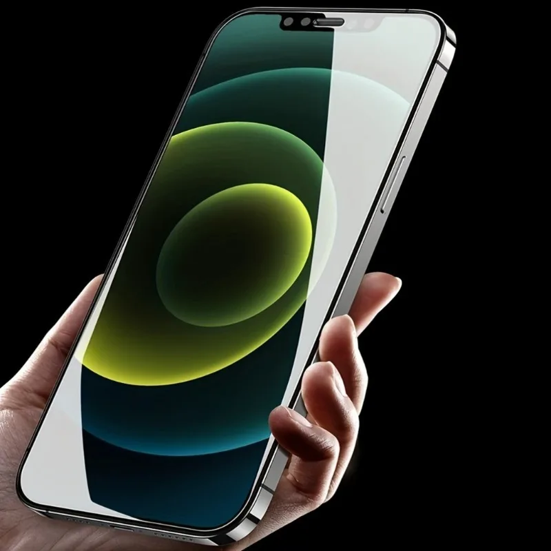 Protector de pantalla de vidrio templado de cubierta completa de 3 piezas para iPhone 13 14 15 16 17 Pro Max 11 12 Mini 17Air 16e XR XS Max Glass - imagen 4