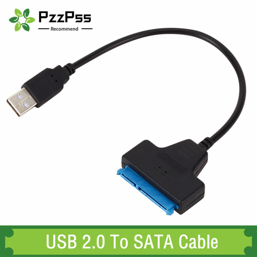 Cable USB 2,0 3,0 SATA 3, adaptador Sata a USB 2,0 de hasta 6 Gbps, compatible con disco duro SSD externo de 2,5 pulgadas, Cable Sata III de 22 pines