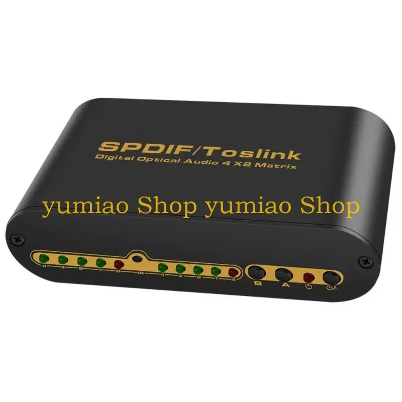 Conmutador matrices 4x2 sonido óptico universal 587B para múltiples dispositivos digitales - imagen 4