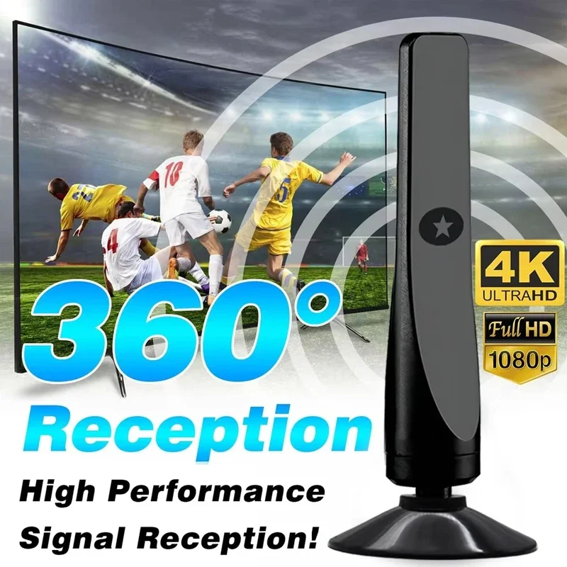 Antena de TV portátil de alta definición, antena Digital de alta definición para amplificador de Dvb-t2, antena interior y exterior - imagen 5