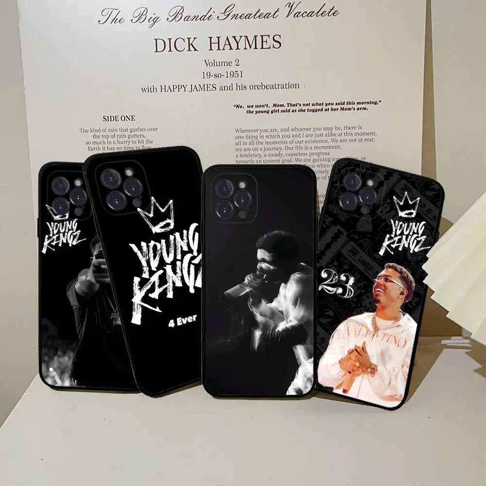 Myke Towers rapero funda de teléfono para iPhone 16 15 14 13 12 Mini 11 Pro XS Max X XR SE 6 7 8 Plus funda de silicona suave