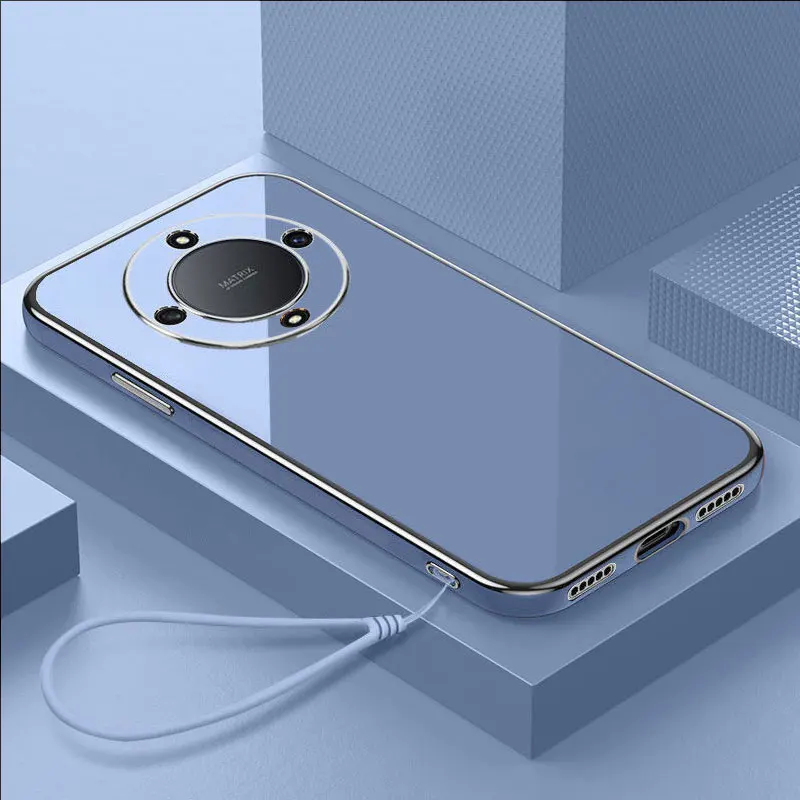 Para Honor X9B X9A funda de teléfono Honor Magic5 Lite funda Magic6 lite revestimiento de lujo funda trasera de silicona suave Fundas - imagen 5