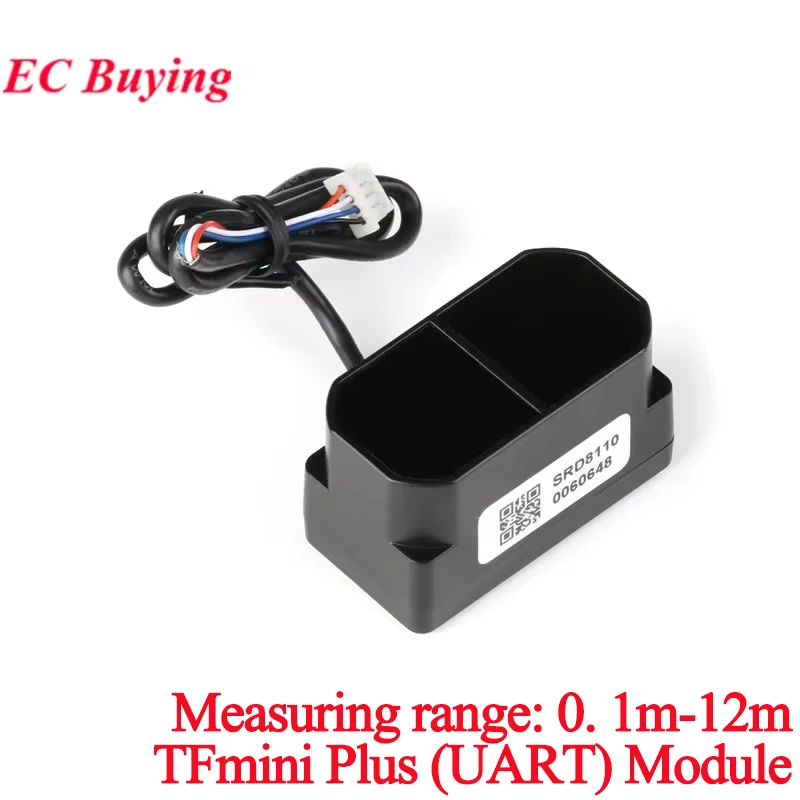 Módulo de Sensor de telémetro láser TFmini TF Mini-Plus Lidar, distancia de un solo punto TOF, obstáculo UART, Dron Pixhawk