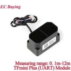 Módulo de Sensor de telémetro láser TFmini TF Mini-Plus Lidar, distancia de un solo punto TOF, obstáculo UART, Dron Pixhawk