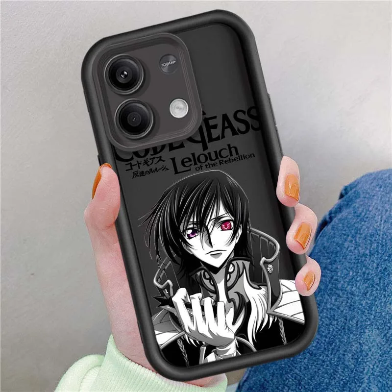 Funda de rebelsión de código de Anime GEASS para Redmi Note 14 13 12 11 12R 12R 11T Pro Speed Plus 5G, funda de teléfono con escalera ocular - imagen 4