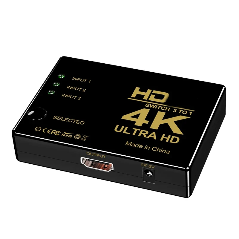 Conmutador HDMI 4K PS4, PC y TV Box conmutación fiable - imagen 5