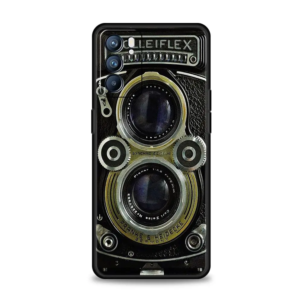 Funda Retro con cinta de Cassette Vintage para Oppo Reno8 Reno7 Reno6 Pro Plus A54 5G Find X6 X5 A53 A52 A9 A95 A17 A16 A76 A74 A57 - imagen 5