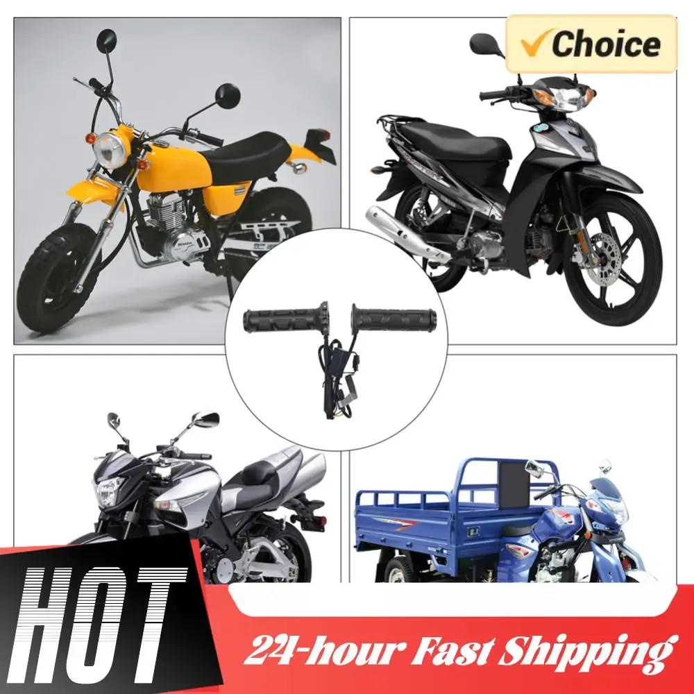 Empuñaduras calentadas a mano para motocicleta de calentamiento rápido, mango de calefacción eléctrica, regulación de temperatura, manillar calefactor para motocicleta de invierno - imagen 4