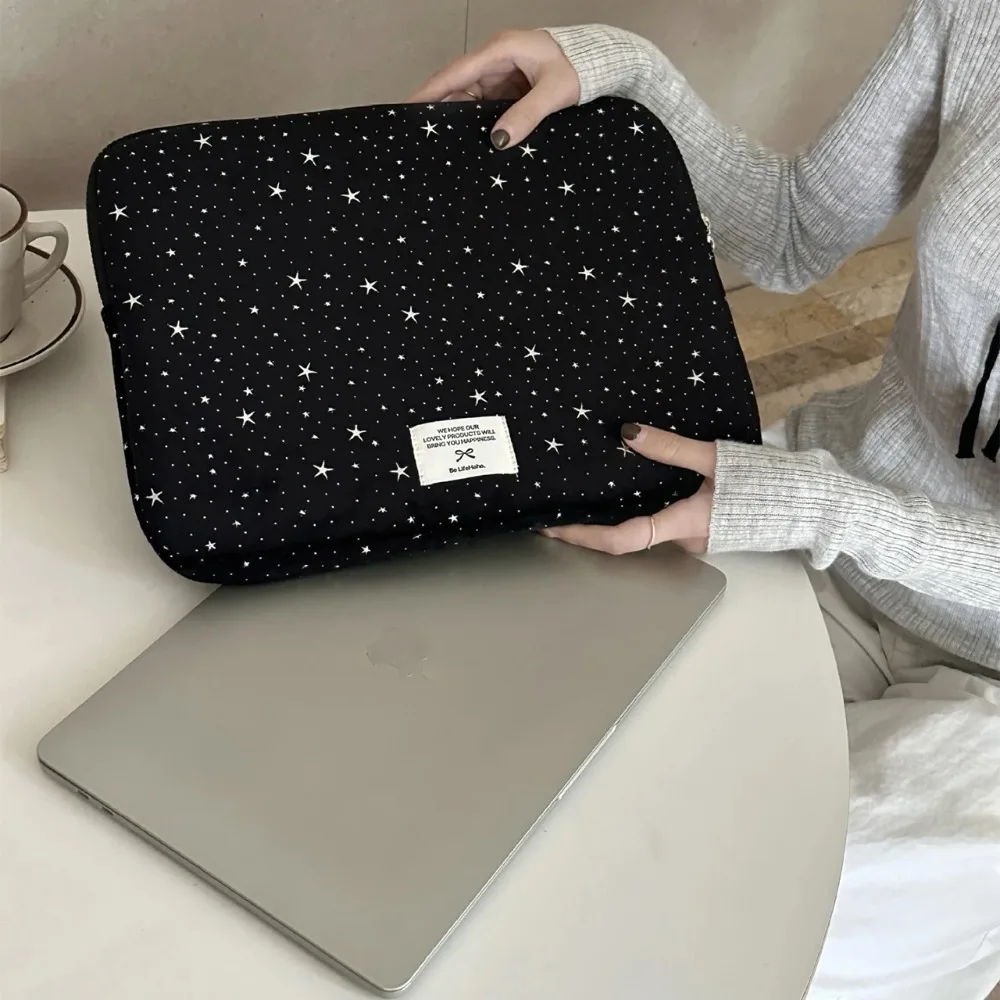 Funda para ordenador portátil 11 12,9 13,3 14 15,6 pulgadas funda para portátil Macbook Air Pro 16 hombres mujeres bolsa de viaje portátil fundas Little Star - imagen 3