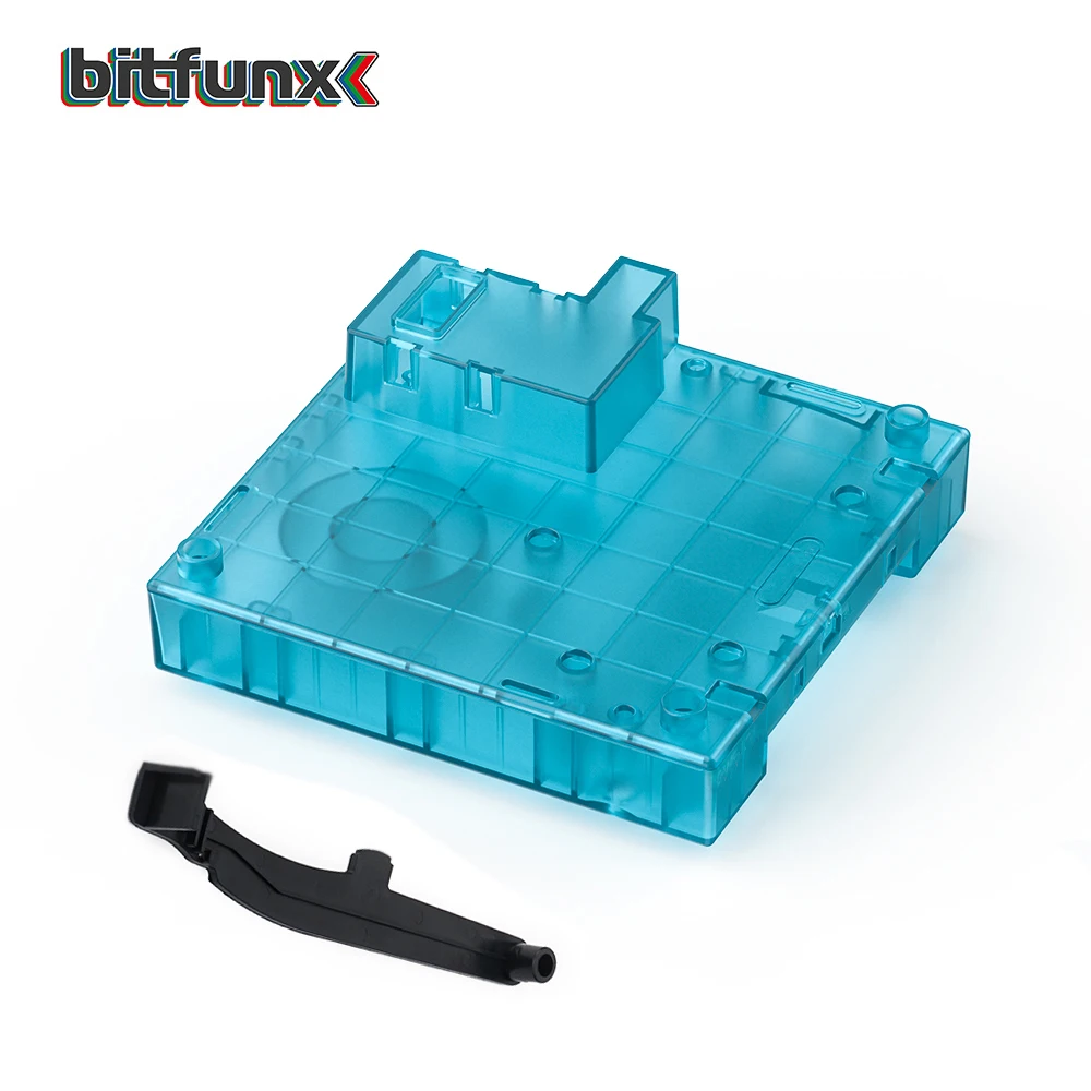 Bitfunx-carcasa Base translúcida GC, carcasa de juego de repuesto para GBA Gameboy Player Dol-017 para consola de juegos NGC - imagen 5
