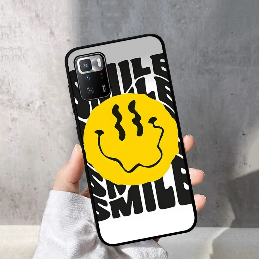 Fashion Yellow Smile Phone Case For Redmi Note 4 X 5 A 6 7 8 T 9 9S 10 11 11S 11Epro Poco M3 Pro - imagen 2