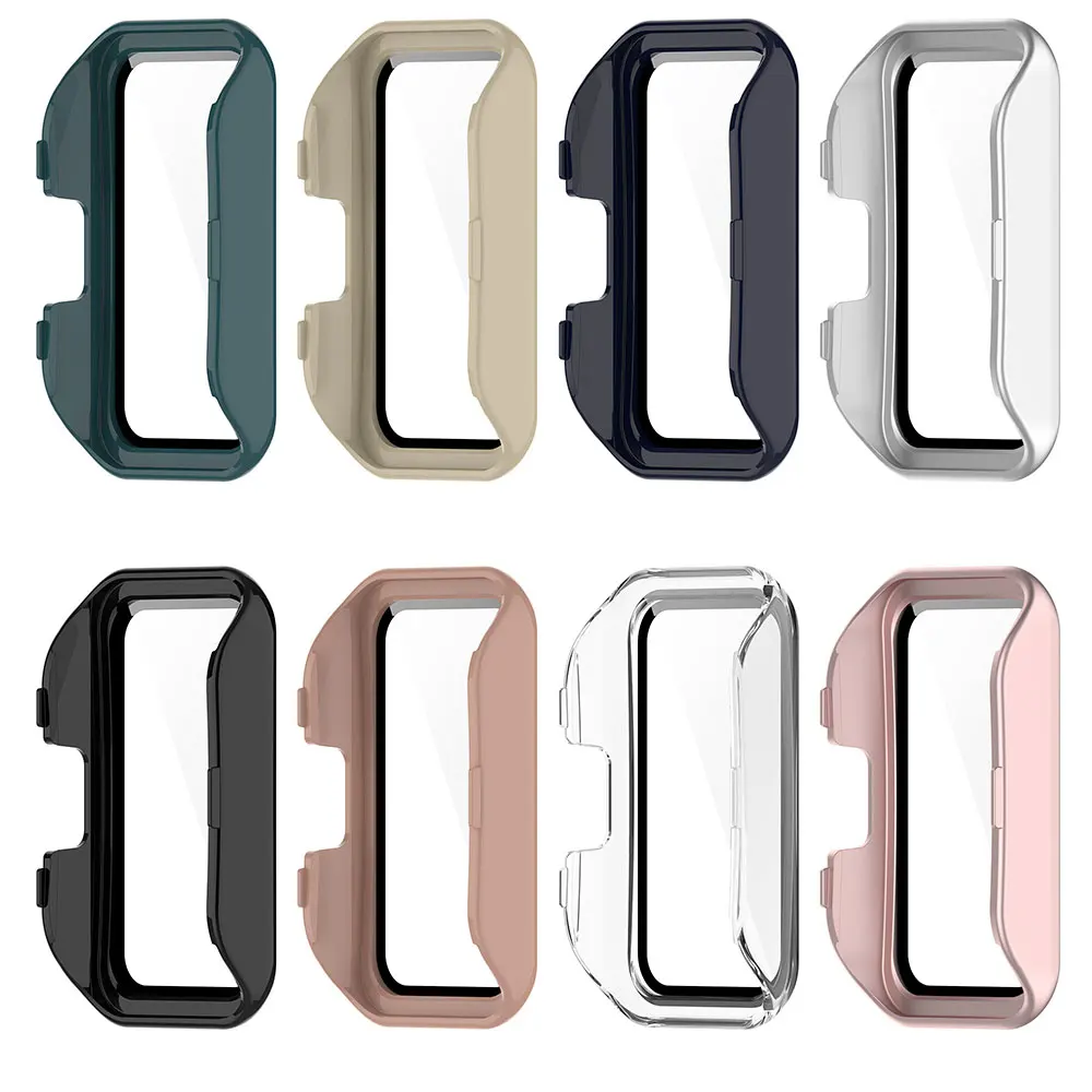 Vidrio + funda de PC para Huawei Band 10 9 8 Protector de pantalla de vidrio templado y parachoques protector duro para Huawei Band10/9/8 Accesorios - imagen 3