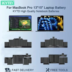 KYTD Batería MacBook Pro 13/15 Retina (A1398/A1502) 2012-2015