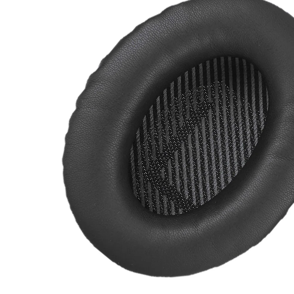 1 par de almohadillas de repuesto para auriculares, almohadillas de cuero proteico para los oídos, piezas de reparación para Bose QC45 QuietComfort 45 - imagen 5