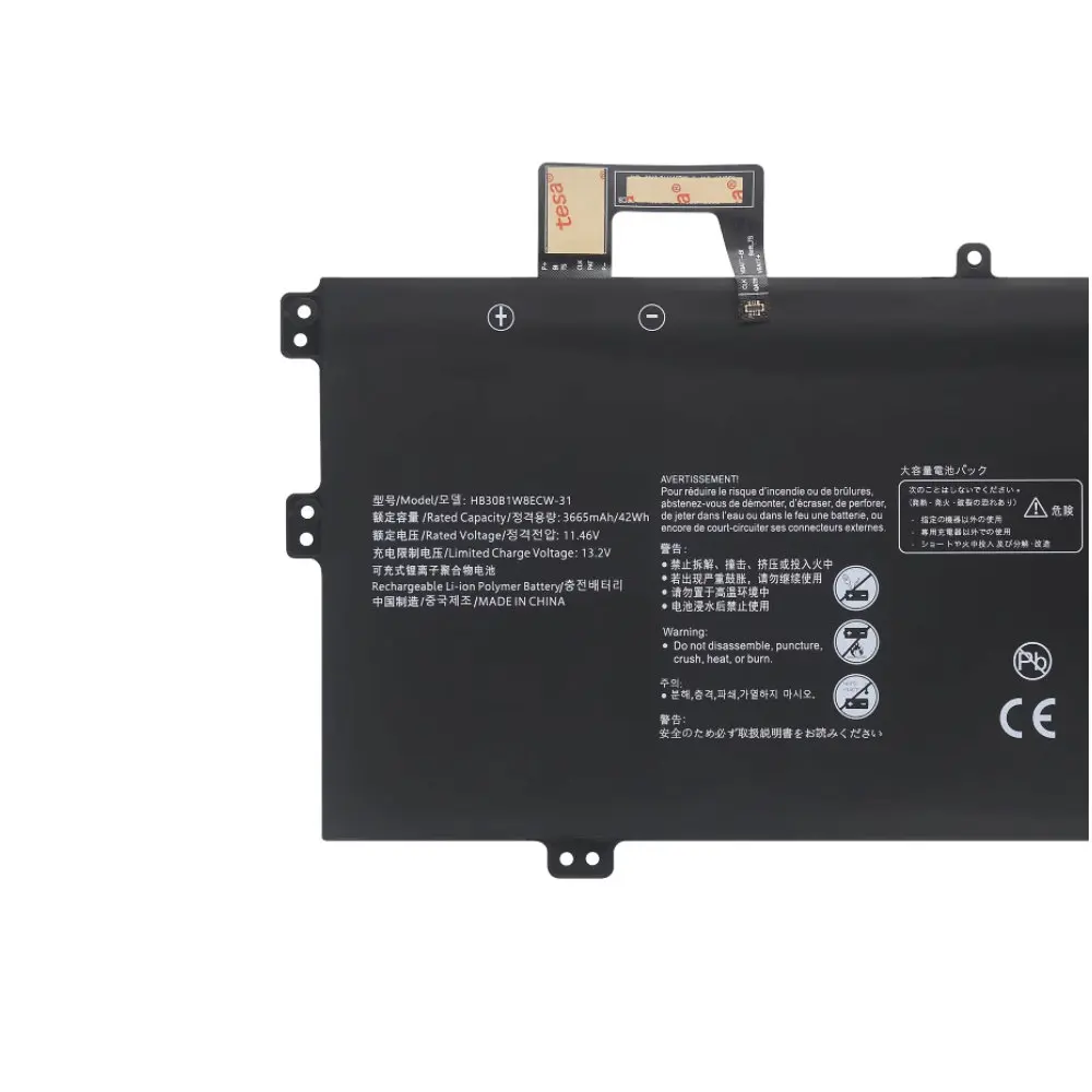 Nueva batería de ordenador portátil HB30B1W8ECW-31 para Huawei MateBook X 2021 EUL-W19 EUL-W19P EUL-W29 EUL-W29P EULD-WFE9 EULD-WFH9 - imagen 2