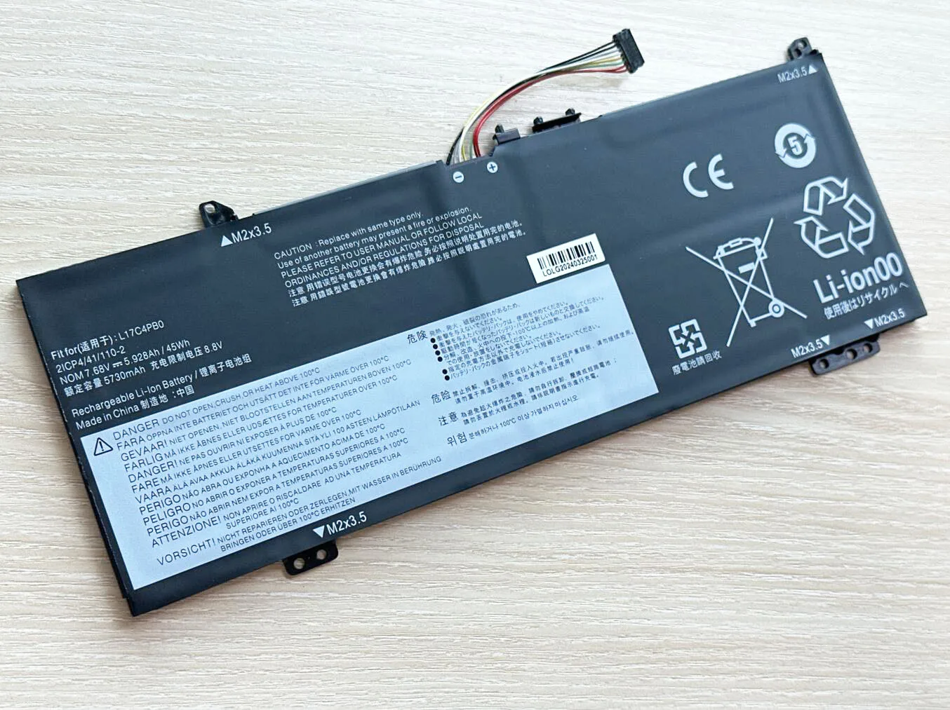 Nueva batería L17C4PB0 L17M4PB0 para Lenovo Yoga 530-14IKB Flex 6-14IKB - imagen 5