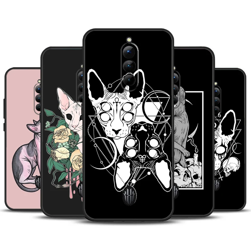 Satánico Sphynx-funda de teléfono para ZTE Nubia Red Magic 8 8S 9 Pro Plus 5G 5S 6R Redmagic 6 7 6S 7S Pro