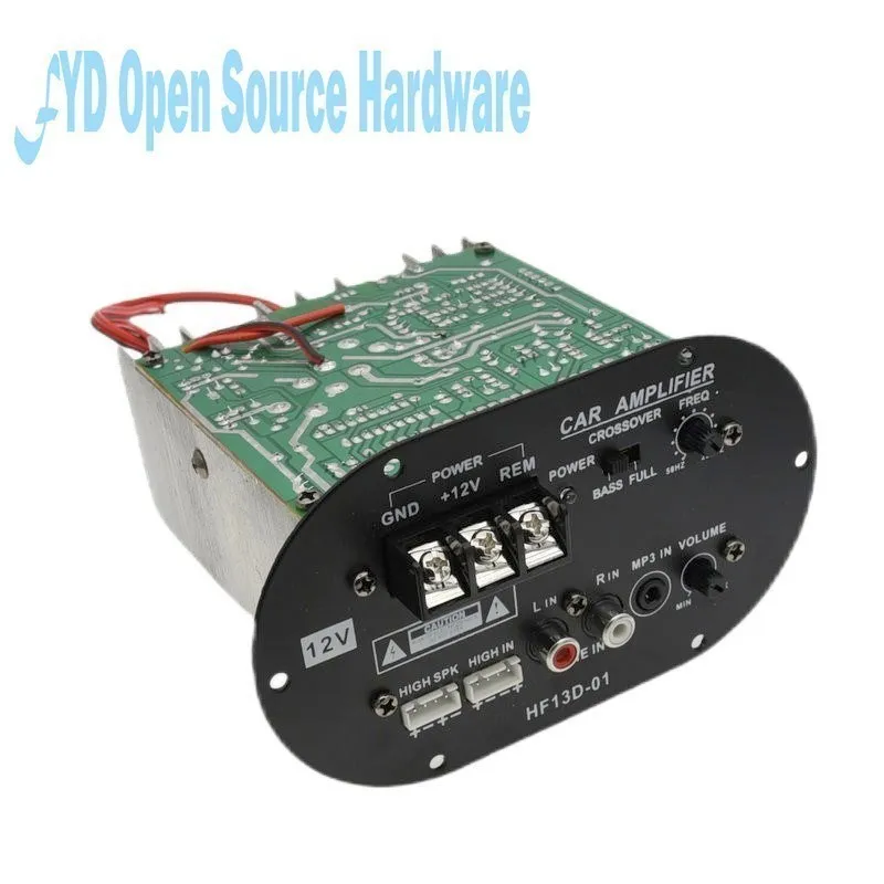 Subwoofer S80B de 8-12 pulgadas para coche, placa amplificadora de graves puros tritone, 12V, 120W