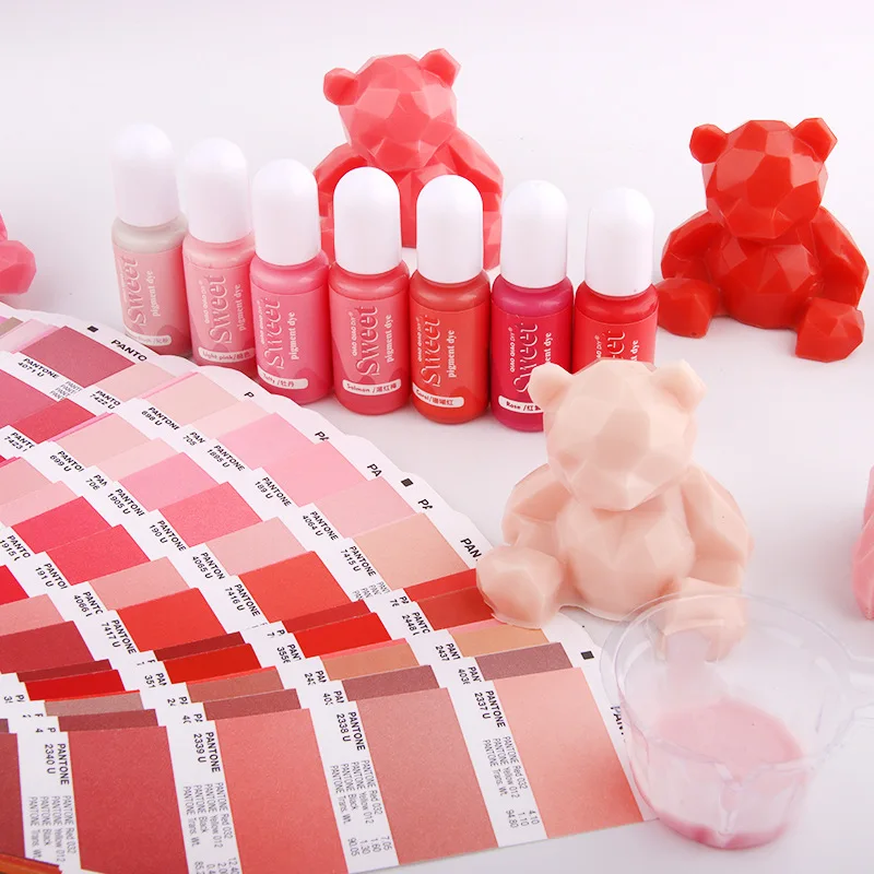 JCD-pigmentos aceitosos de resina epoxi Morandi, 10ml, manualidades DIY, vela de tinte líquido Morandi, jabón, tinta de Alcohol, colorante, fabricación de joyas - imagen 5