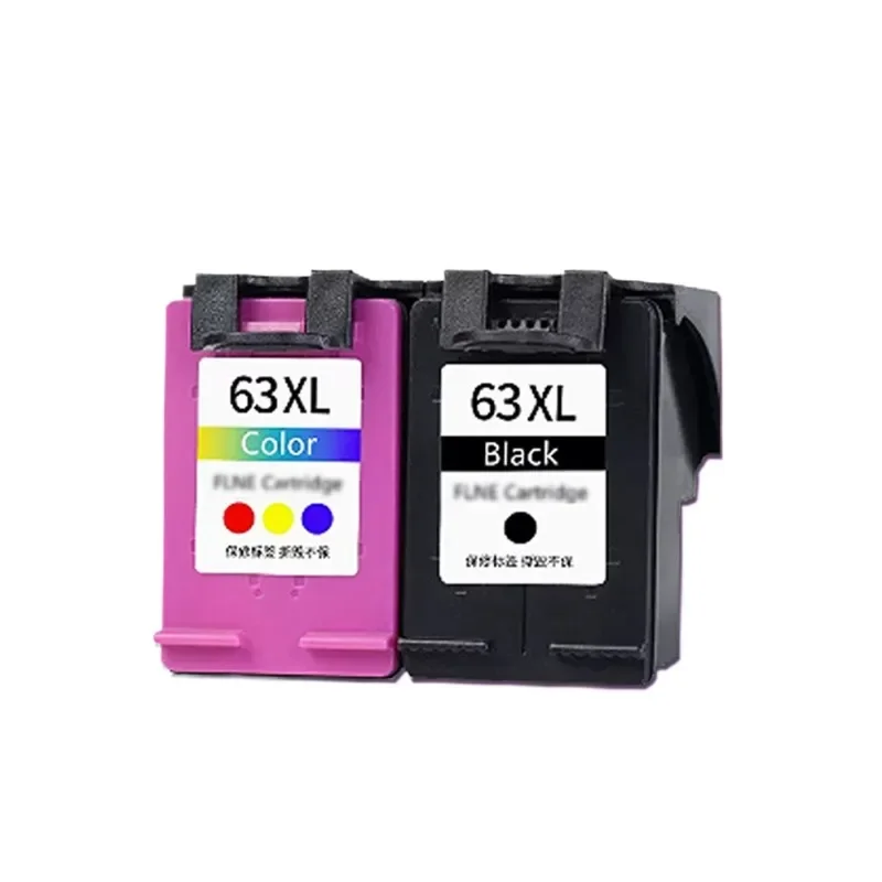 Cartucho de tinta 63XL Compatible con cartucho de tinta hp 63 hp63XL para impresora Deskjet 1110 2130 2131 2132 3630 5220 5230 5252