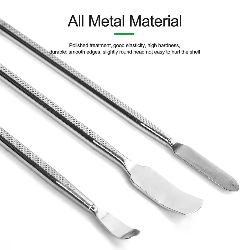 RELIFE RL-065 herramienta de apertura de Metal 3 en 1 para teléfono móvil, tableta, portátil, herramienta de desmontaje antioxidante Universal de doble cabezal - imagen 3