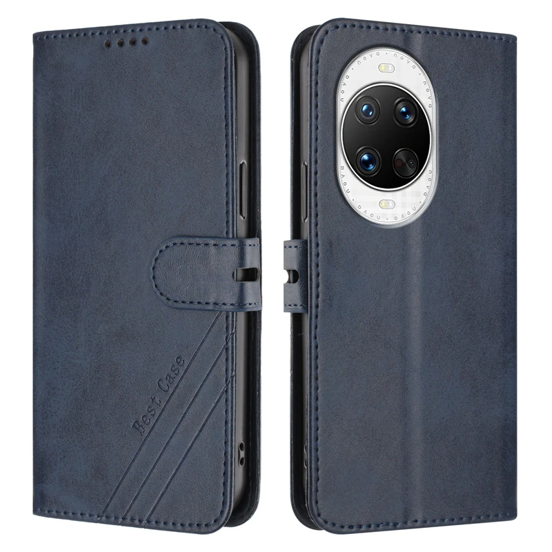 Para Huawei Nova 14 Ultra funda de cuero con tapa para Coque Huawei nova 14 Ultra Nova14 Pro fundas de teléfono funda tipo billetera magnética - imagen 2