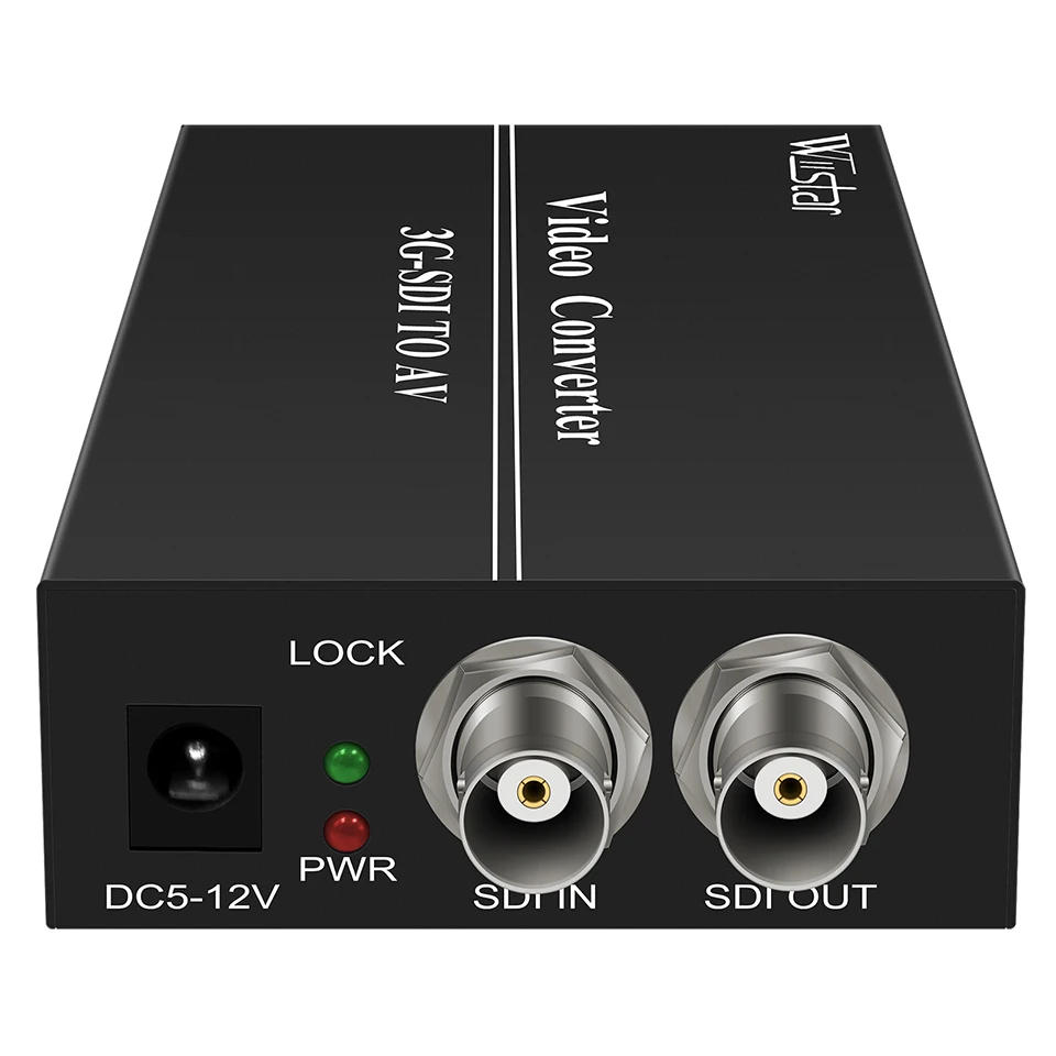 Wiistar-Convertidor de Audio 3G HD SDI a AV, adaptador BNC a RCA, escalador de hasta 1080P, compatible con LPCM 2,0 para TV - imagen 3