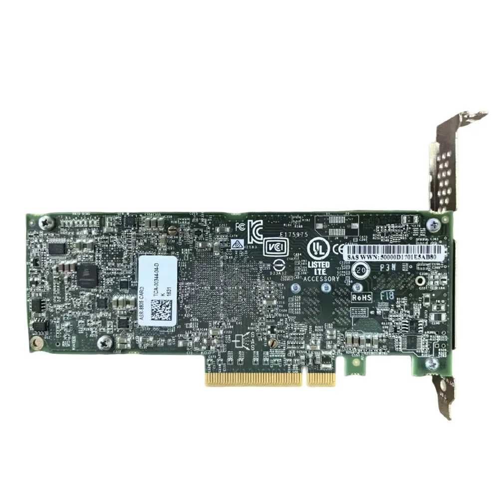 Tarjeta controladora ASR-8805 PCI-E 3,0 2277500-R SAS/SATA/SSD RAID 12 Gb/s con caché 1G para Adaptec Controladora Raid 0 1 5 6 10 - imagen 2