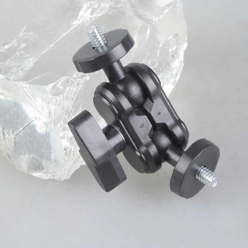 Adaptador rosca macho a macho ángulo ajustable 1/4 para montaje cámara, soporte para teléfono inteligente, accesorio - imagen 4