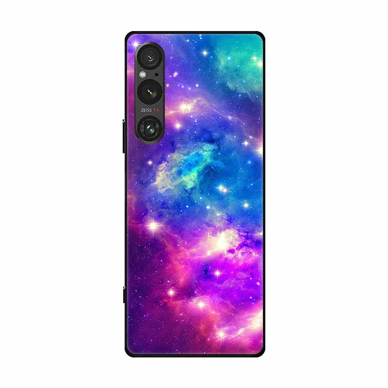 Para Sony Xperia 1 V funda a prueba de golpes de silicona suave TPU contraportada para Sony Xperia 1 V fundas de teléfono Xperia1v 1V 2023 lindo dibujo animado - imagen 4