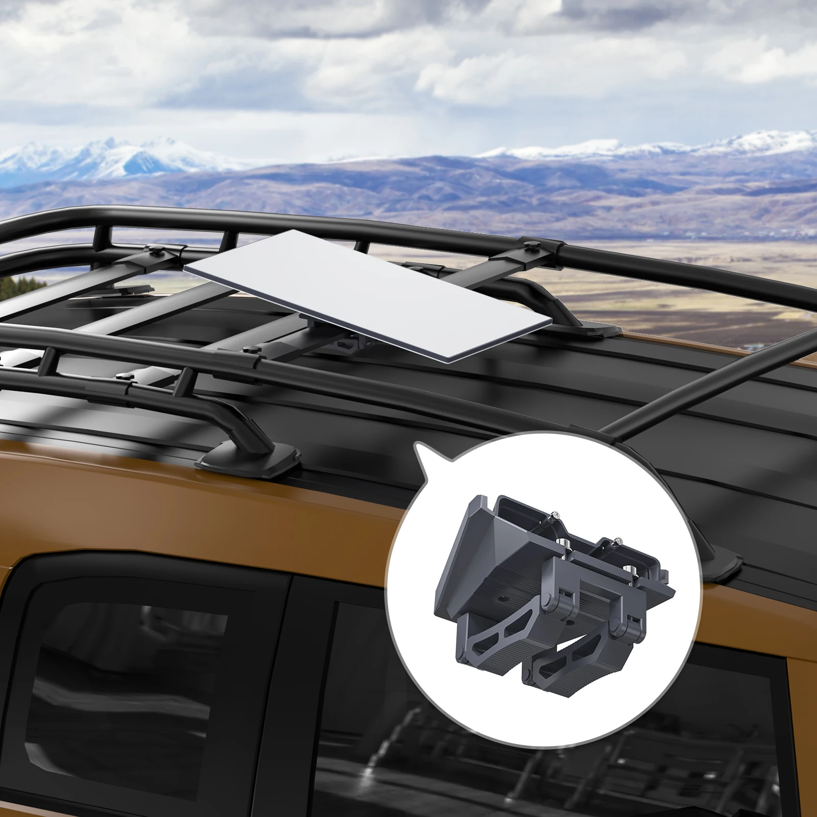 EDUP SK0112 Soporte de techo StarLink para StarLink Standard Gen 3 Enterprise Soporte de aleación de aluminio de alta resistencia - imagen 4