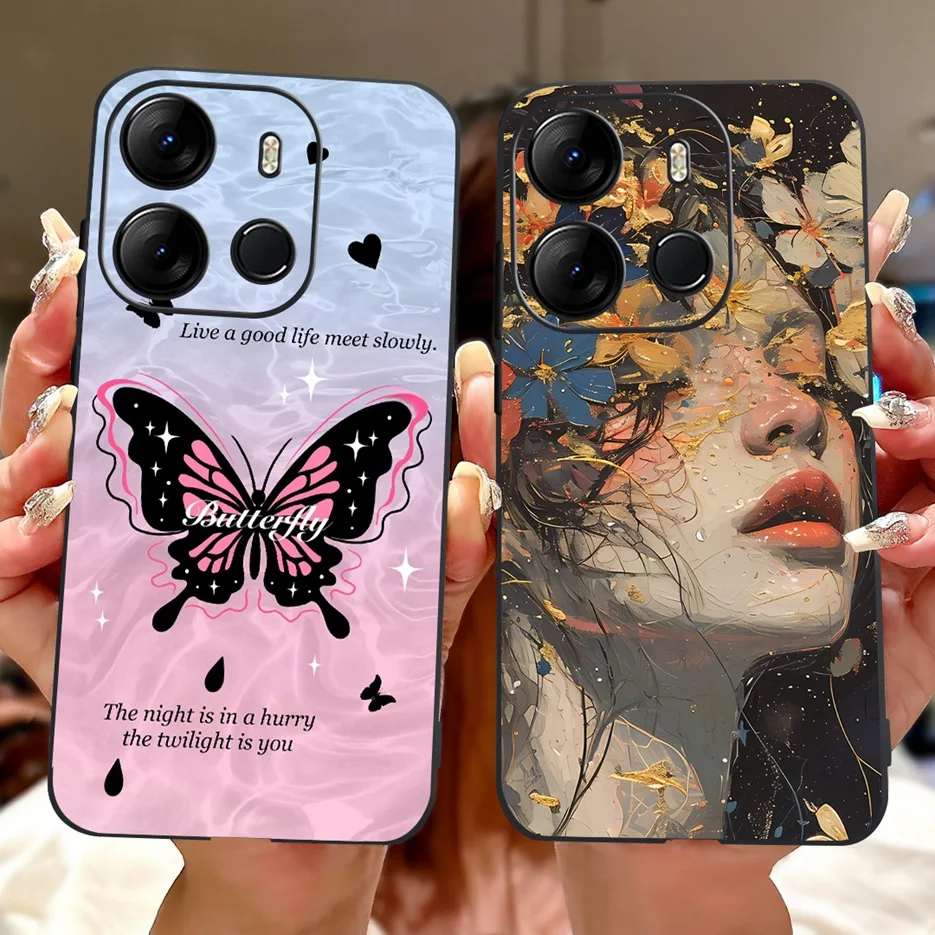For Tecno Spark GO 2023 Case BF7n New Fashion Colorful Painted Cover Soft TPU Phone Case For Tecno Spark Go 2023 Back Cover Bags - imagen 5