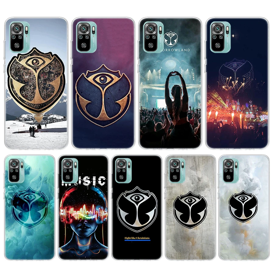 Funda de teléfono del Festival de Música Tomorrowlands para Xiaomi Redmi 12 12C 13 13C 14C 10 10A 10C 9 9A 9C 9T 8 8A 7 7A 6 6A K70 K60 K20 K40